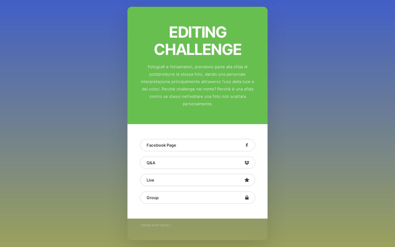 editing challenge